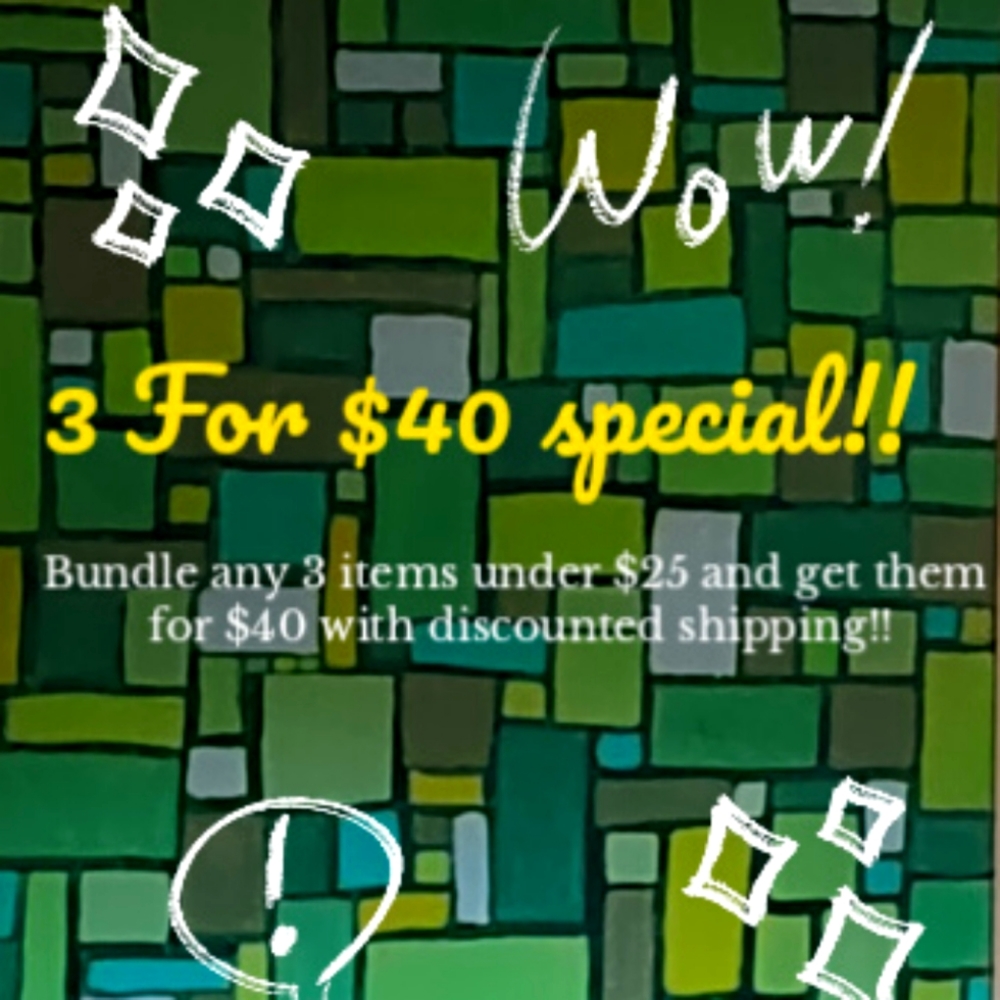 3 for $40 Special!!